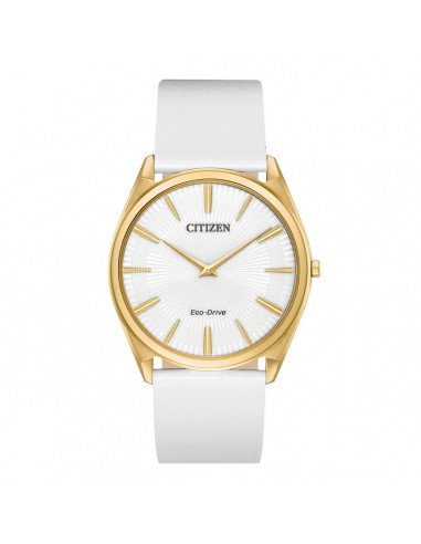 Citizen Women's Eco-Drive Watch - Stiletto White Leather Strap | AR3072-09A Dans la société mordern