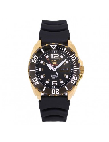 Seiko Strap Watch - 5 Sports Automatic Rotating Bezel Black Dial Black| SRPB40K1 Toutes les collections ici