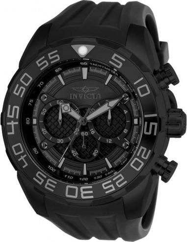 Invicta Men's Chronograph Watch - Speedway Black Silicone Strap | 26309 hantent personnes