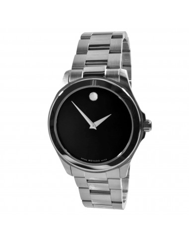 Movado Men's Bracelet Watch - Junior Sport Swiss Quartz Black Dial Steel | 0605746 une grave pollution 