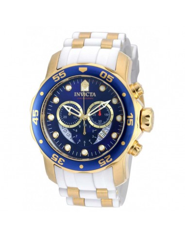 Invicta 20288 Men's Pro Diver Blue Dial Steel & Polyurethane Strap Chronograph Watch 50-70% off 