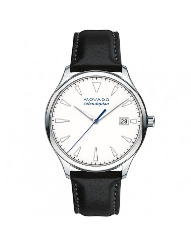 Movado Men's Quartz Watch - Heritage Series Calendoplan White Dial Strap | 3650002 hantent personnes