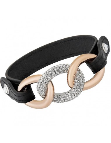 Swarovski Women's Bracelet - Bound Leather Strap & Sparkling Crystal Pave | 5080041 Livraison rapide