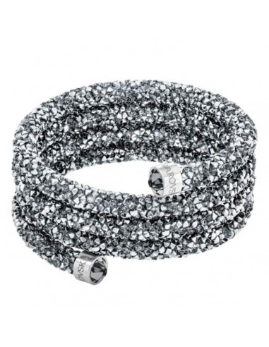 Swarovski Women's Wide Bangle - Crystaldust Gray Crystals Stainless Steel | 5277588 Profitez des Offres !