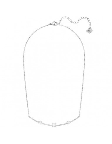 Swarovski Women's Necklace - Gray Rhodium-Plated Pave & Clear Crystal | 5272361 france