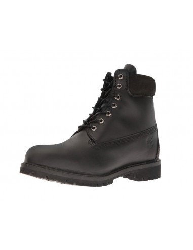 Timberland C10054 Men's Classic Premium Black Smooth Leather Lace Up Waterproof Boots, 6" High en ligne des produits 