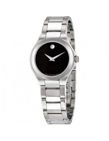 Movado Women's Quartz Watch - Defio Black Dial Stainless Steel Bracelet | 0606334 livraison gratuite