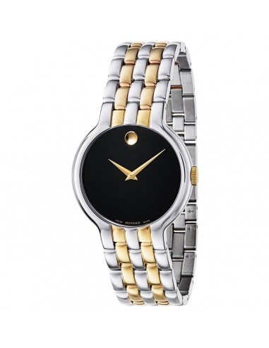 Movado Men's Quartz Watch - Veturi Black Dial Two Tone Steel Bracelet | 0606932 Fin de série