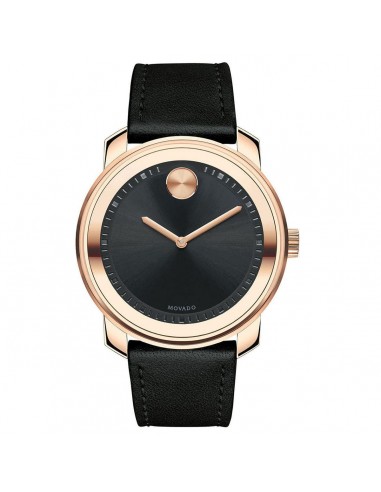 Movado Men's Quartz Watch - Bold Black Dial Black Leather Strap | 3600376 votre restaurant rapide dans 