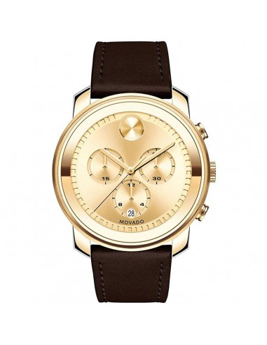 Movado Men's Chronograph Watch - Bold Swiss Quartz Brown Leather Strap | 3600409 Les magasins à Paris et en Île-de-France