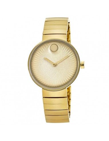 Movado Women's Quartz Watch - Edge Gold Tone Dial Stainless Steel Bracelet | 3680014 Faites des économies