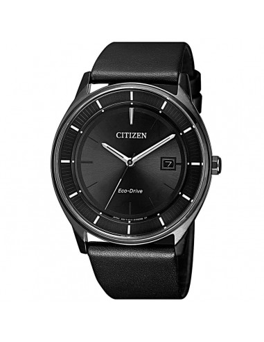 Citizen Men's Strap Watch - Eco-Drive Power Reserve Black Dial Leather | BM7405-19E à prix réduit toute l'année