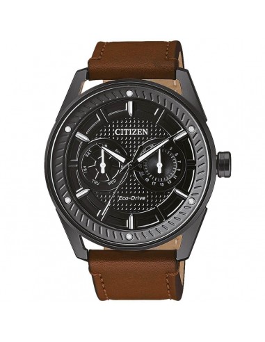 Citizen Men's Strap Watch - Eco-Drive Power Reserve Brown Leather | BU4028-18E Venez découvrir notre 