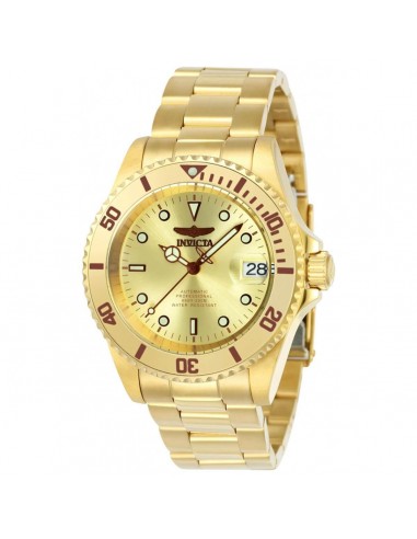 Invicta Men's Bracelet Watch - Pro Diver Rotating Bezel Automatic Gold Tone | 24762 2024