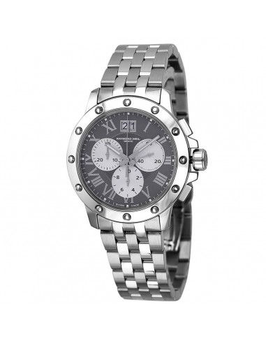 Raymond Weil Men's Chronograph Watch - Tango Grey Dial Steel Bracelet | 4899-ST-00668 est présent 