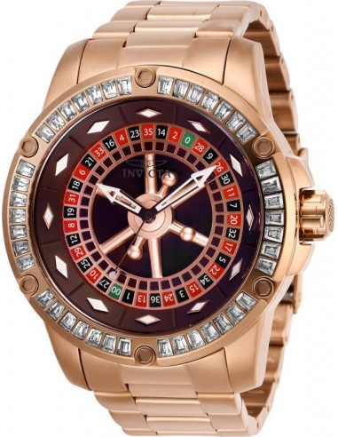 Invicta Men's Automatic Watch - Specialty Casino Rose Gold Steel Bracelet | 28714 Amélioration de cerveau avec