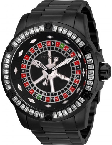 Invicta Men's Automatic Watch - Specialty Casino Black Steel Bracelet | 28715 pas cher chine