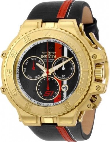 Invicta Men's Chronograph Watch - S1 Rally Swiss Quartz Rotating Bezel Strap | 28399 le des métaux précieux