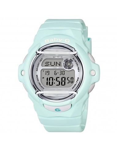 Casio Women's Digital Watch - Baby-G Digital Dial Light Green Strap Dive | BG169R-3 commande en ligne