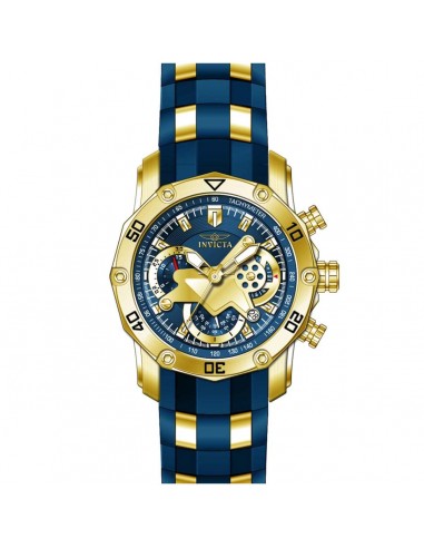 Invicta 22798 Men's Pro Diver Chronograph Blue Silicone & Steel Strap Watch JUSQU'A -70%! 