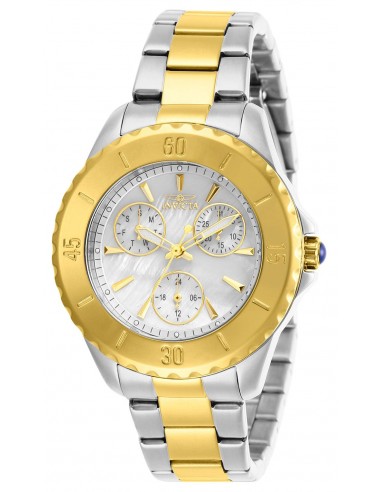 Invicta Women's Bracelet Watch - Angel Japanese Quartz Day-Date Two Tone Steel | 29110 votre