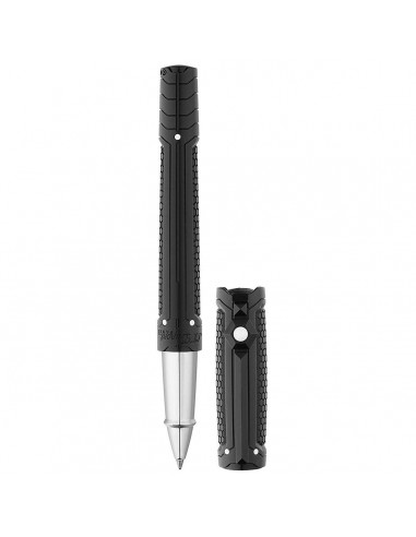 S.T. Dupont Rollerball Pen - Line D Iron Man Black Honeycomb Design | 412705 store