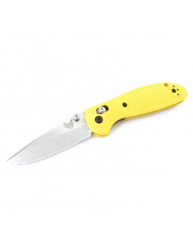 Benchmade Folding Knife - Mini Griptilian Plain Steel Blade Yellow Handle | 556-YEL-S30V online