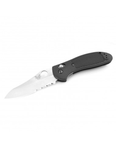 Benchmade Folding Knife - Griptilian Sheepsfoot Serrated Blade Black Handle | 550S-S30V à prix réduit toute l'année