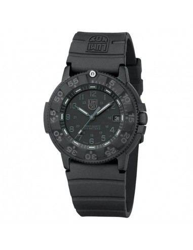 Luminox Men's Black Strap Watch - Blackout Navy Seal Black Dial Dive | 3001.BO Découvrez la collection