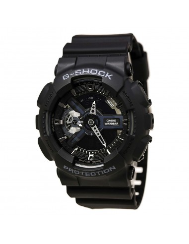 Casio Men's G-Shock Extra Large World Time Ana-Digi Black Dial Alarm Black Resin Band Watch | GA110-1B votre